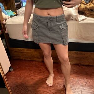 2/40$ Garage Denim Light Gray Skort